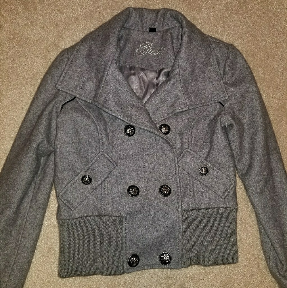 Guess lined jacket, lightly used great for spring!